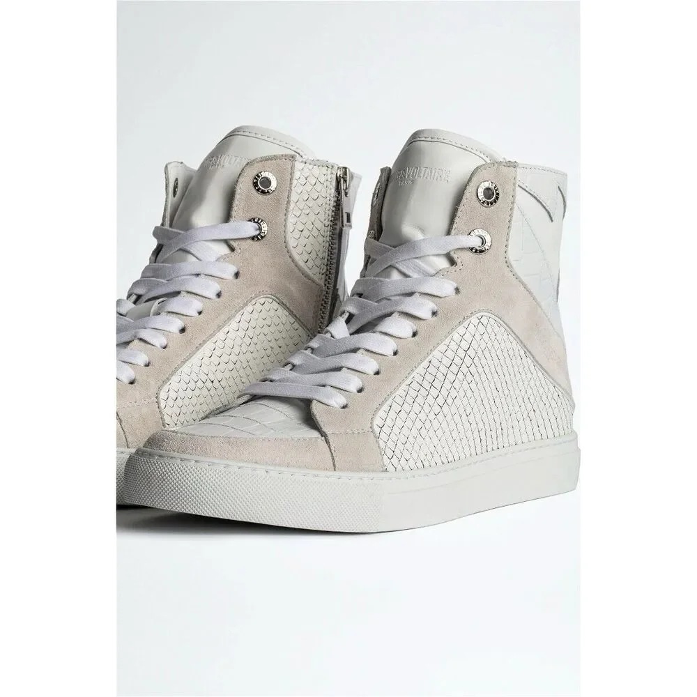 New Zadig & Voltaire High Flash Keith Sneakers Size 38